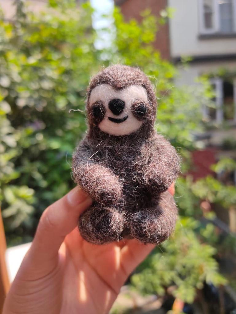 Felted Sloth